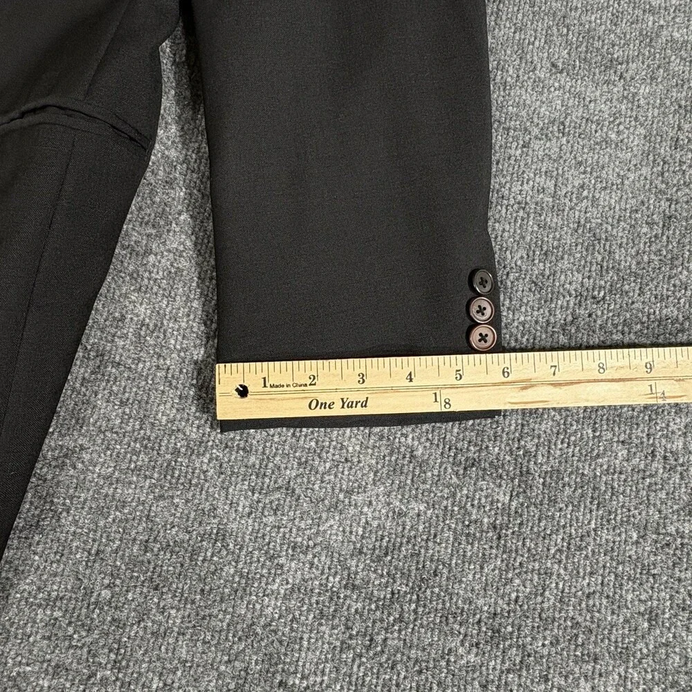 Fitwell Blazer Mens Medium Black Two Button Tailored Suit Jacket Hong Kong